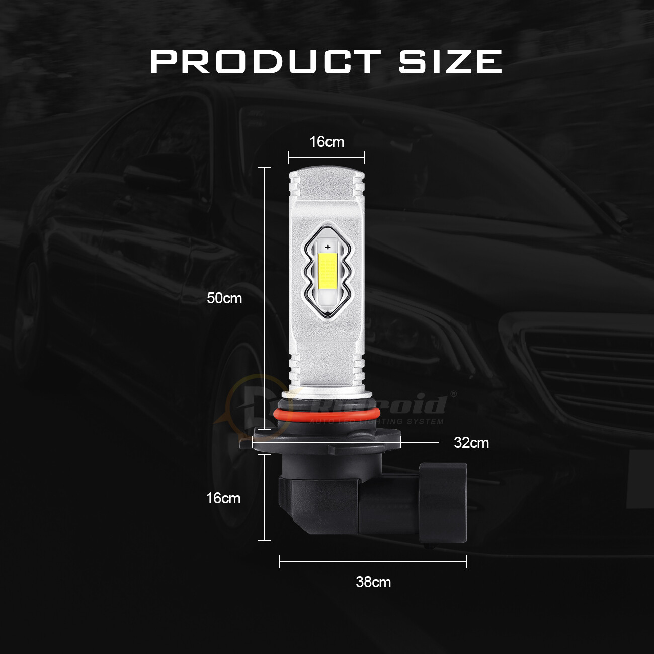9006 HB4 LED HEADLIGHT SUPER BRIGHT BULBS 6000K WHITE 16000LM LOW BEAM FOG LIGHT