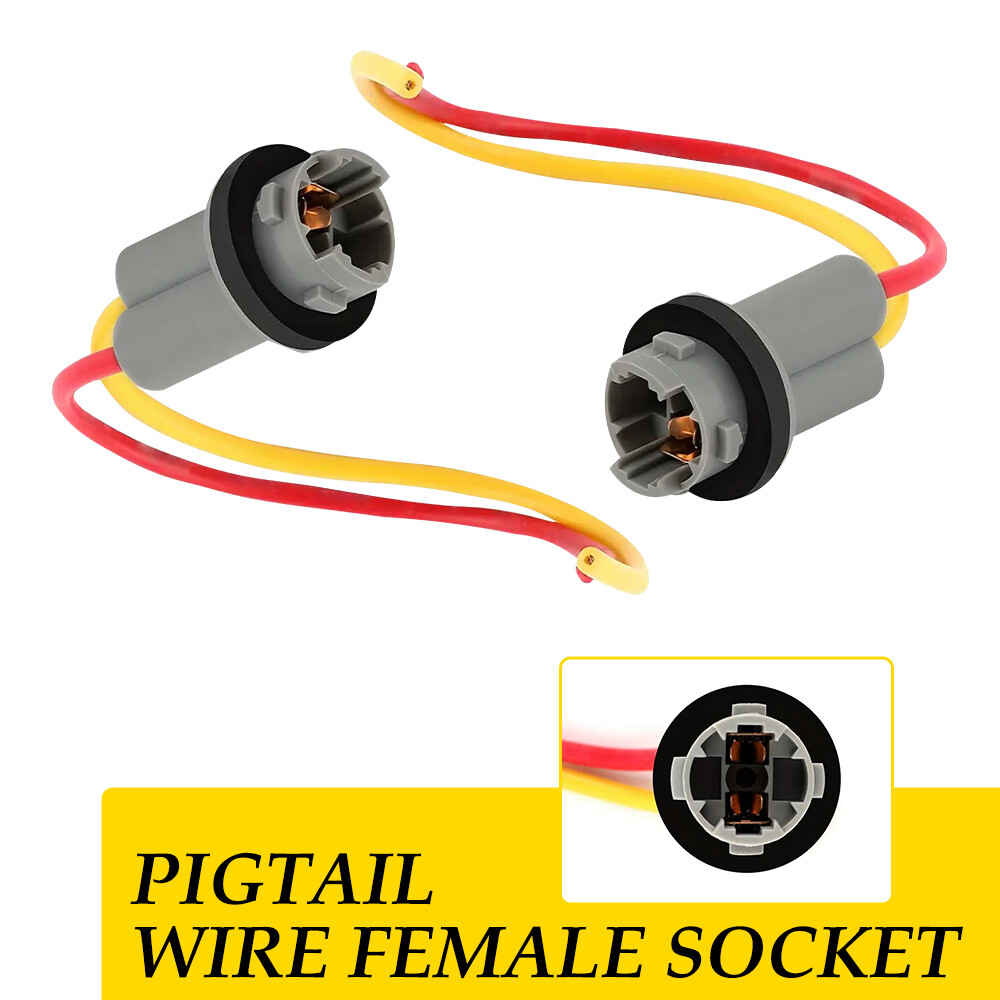 Pigtail Wire Female Socket for 2018Ford 194 T10 PGS Front Side Marker Light Plug