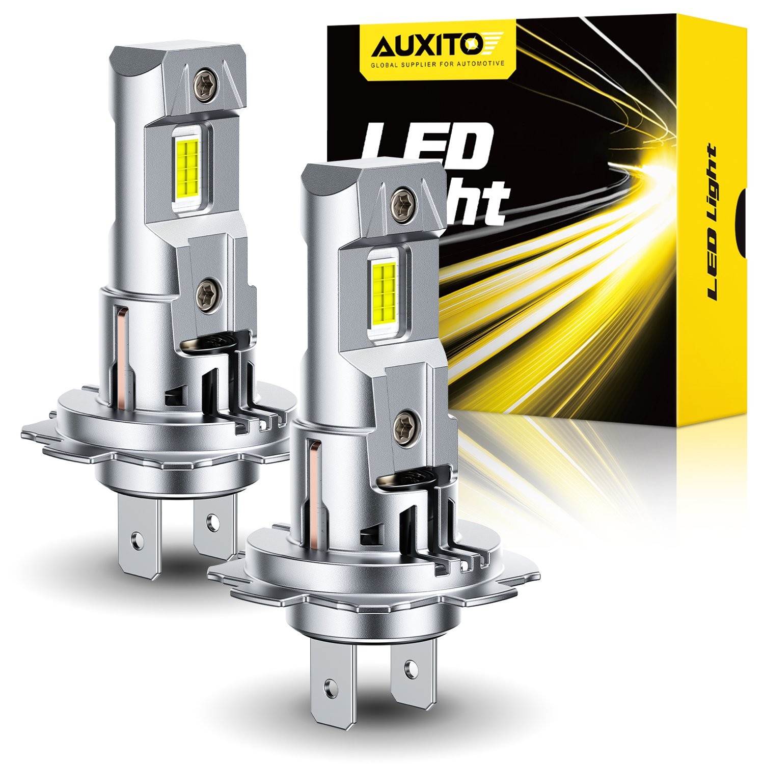 H7 LED Headlight Bulb Kit High Beam 6500K Pure White Bulbs Super Bright Lamp USA