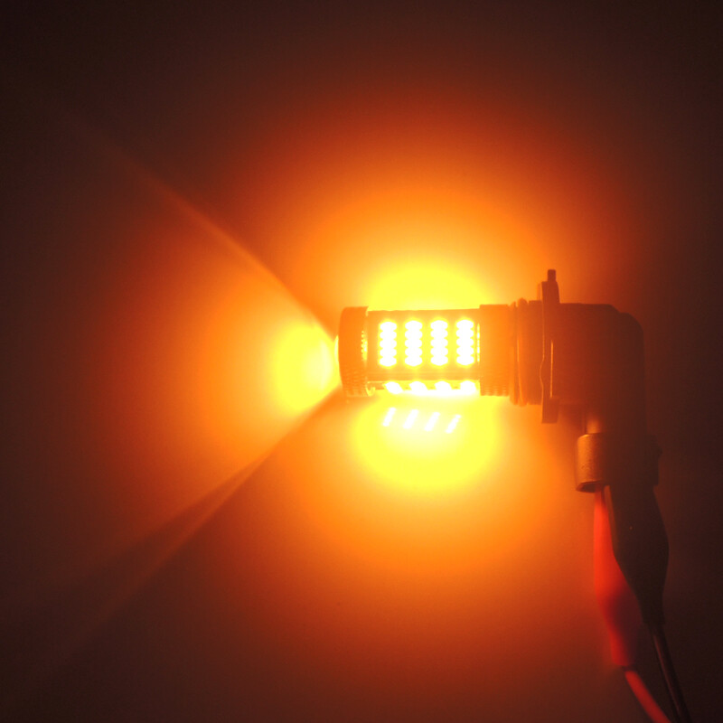 2 Bright Amber 9006 HB4 9012 Car Truck Pickup Fog Lights Driving Lamp LED Bulbs