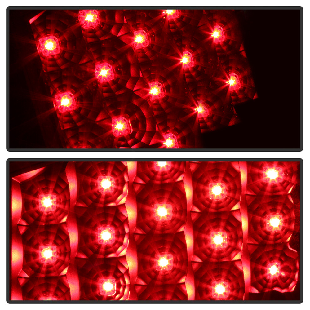 Black Housing Smoke Lens For 2007-2012 Altima Sedan LED Tail Lights Brake Lamps