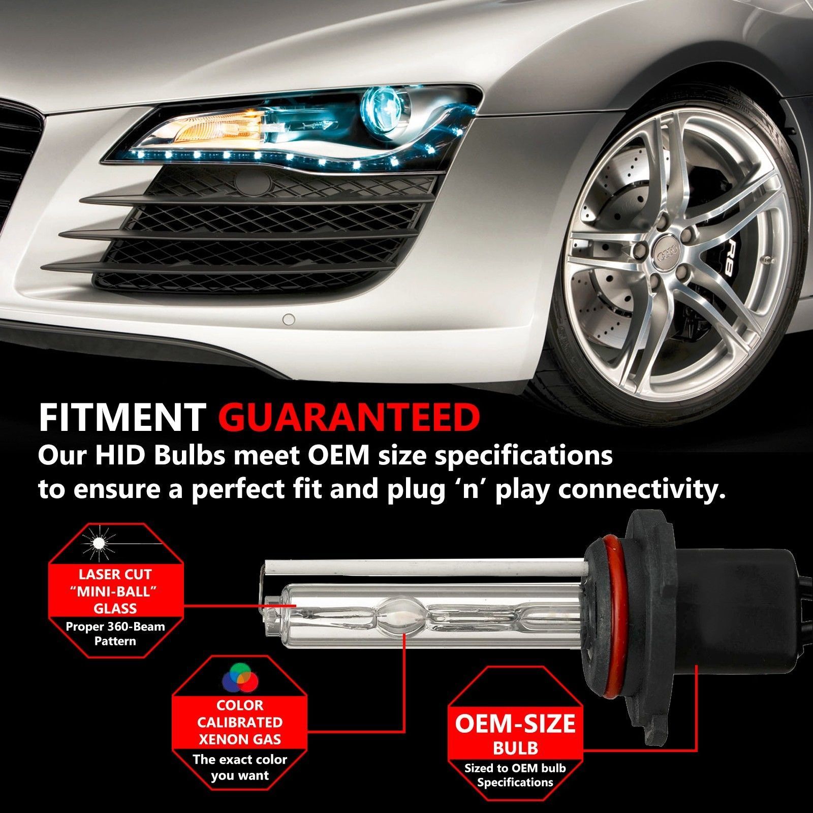 Xentec 55W HID Conversion Kit Xenon Light H1 H3 H8 H9 H10 H11 9006 5202 H16 9012