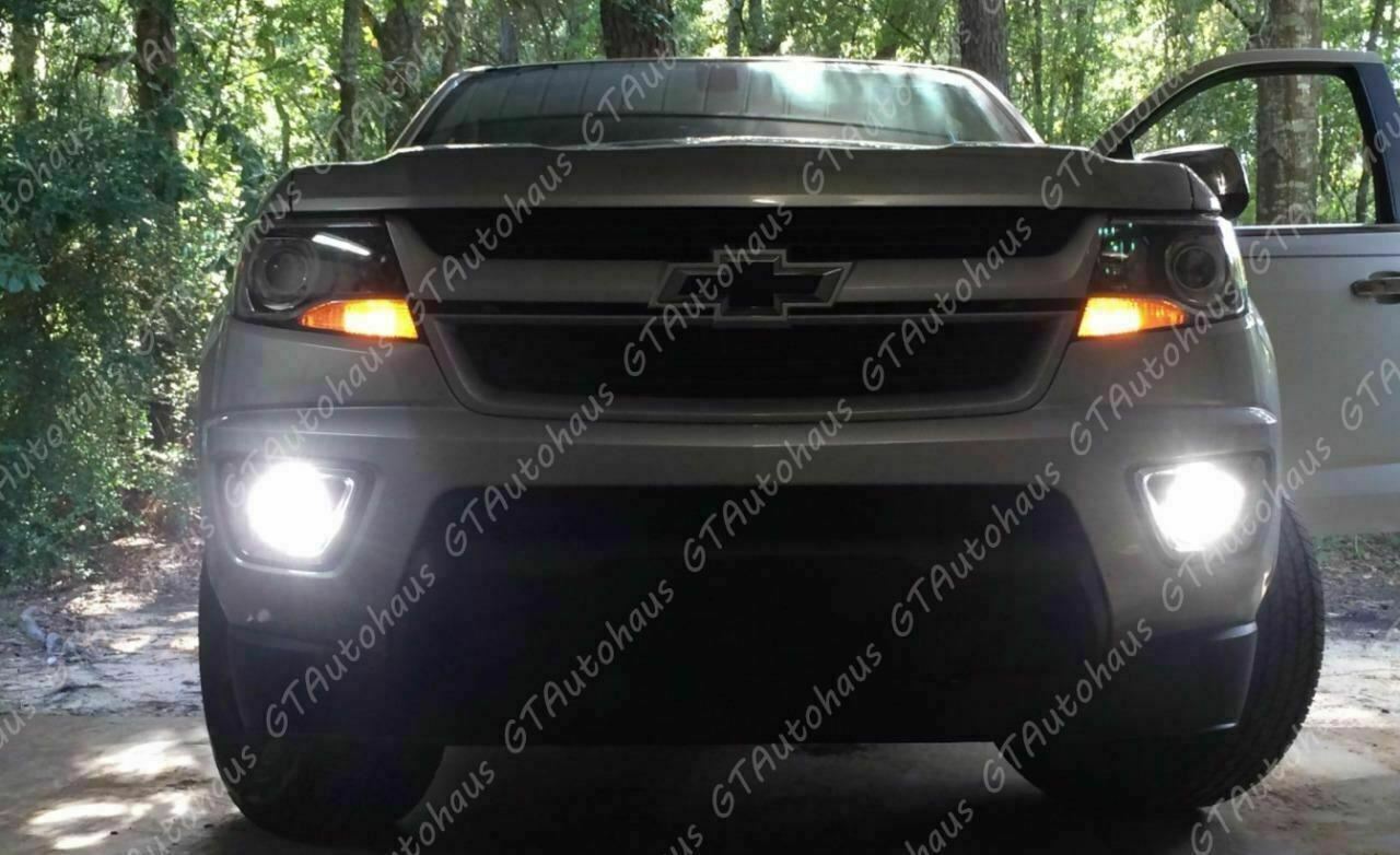 2x White/Yellow Dual Color 9005 9006 LED COB DRL High Beam Running Light Bulbs
