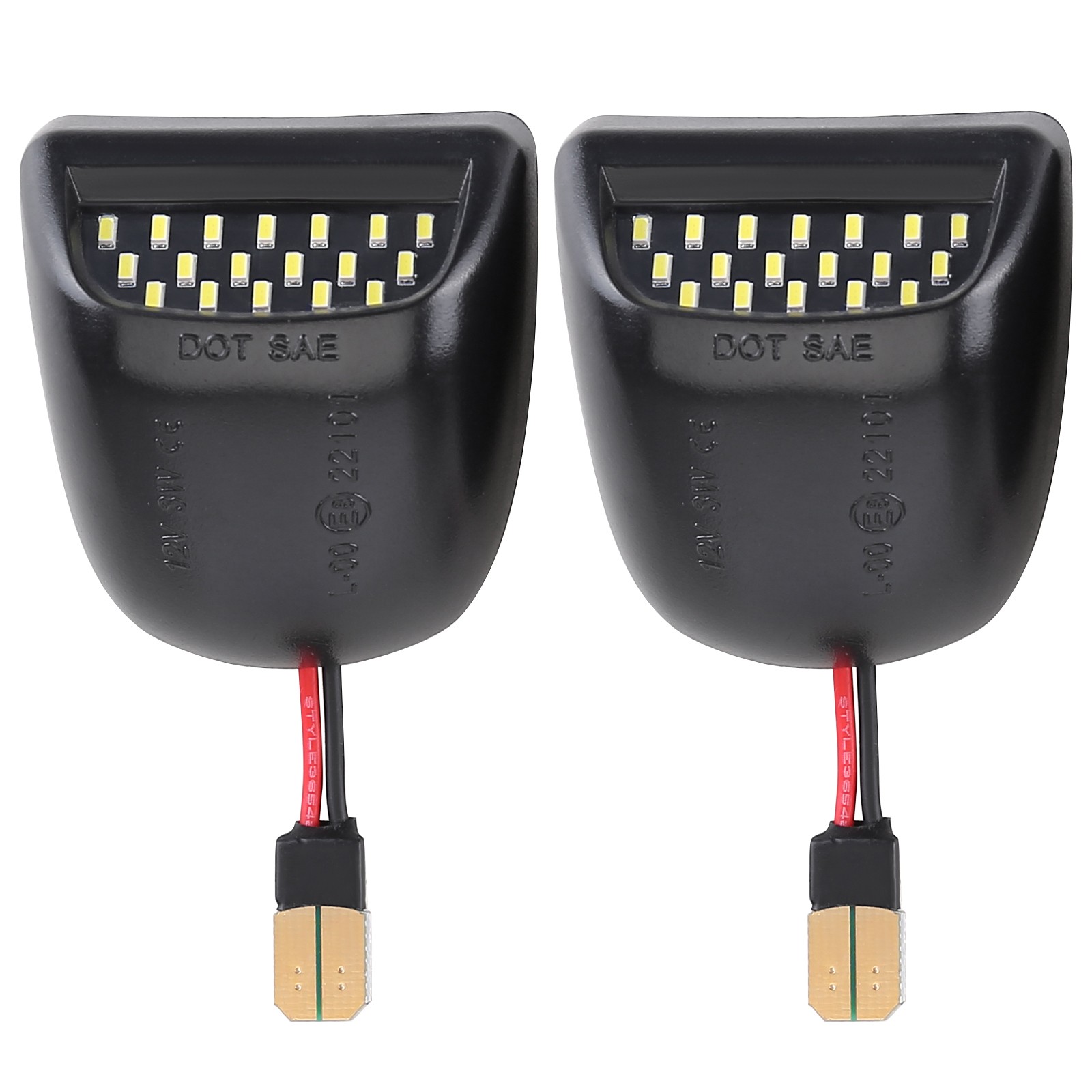 2x 12V LED License Plate Lights 22794700 for Chevrolet Pickup Truck GMC