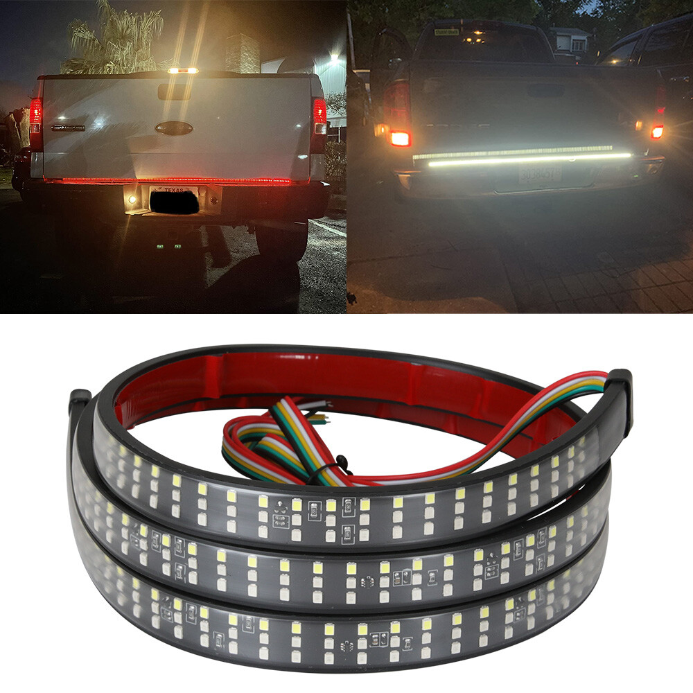 60″ 3 Row 432 LED Strip Tailgate Light Bar Truck Reverse Brake Signals Tail Lamp
