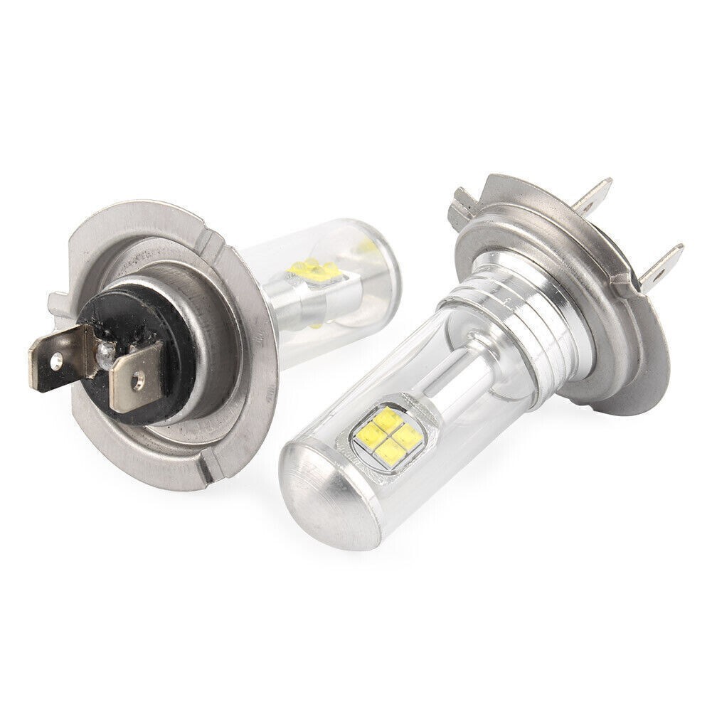 LED Headlight Fog Reading Signal Light Lamps Kits Bulb 6000K Super White 80W H7