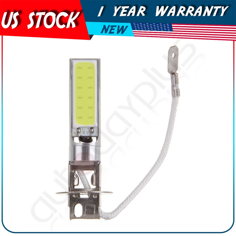 1X BRIGHT H3 60W LED XENON PURE WHITE FOG LIGHT SMD CAR BULB 6000K HID