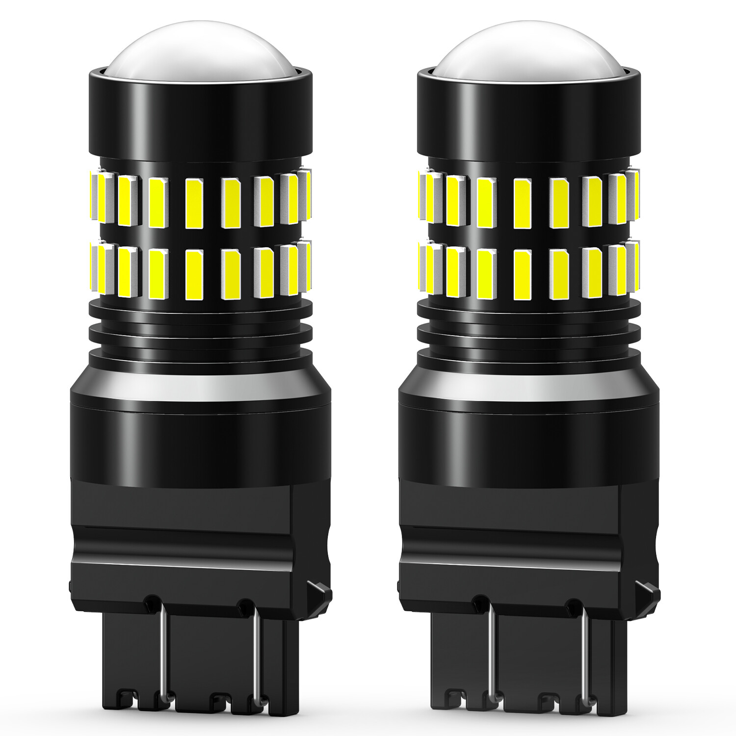 AUXITO 3157 3156 LED Reverse Backup Light Bulbs 6000K White 2400LM Super Bright