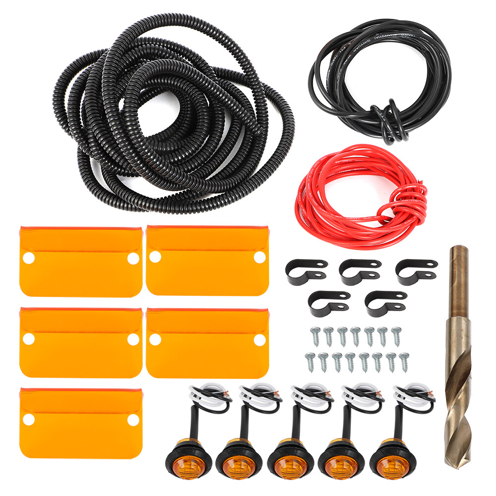 SUV LED Orange Amber LED Upgrade Kit! Includes New Lens Lenses + LEDs + Wiring