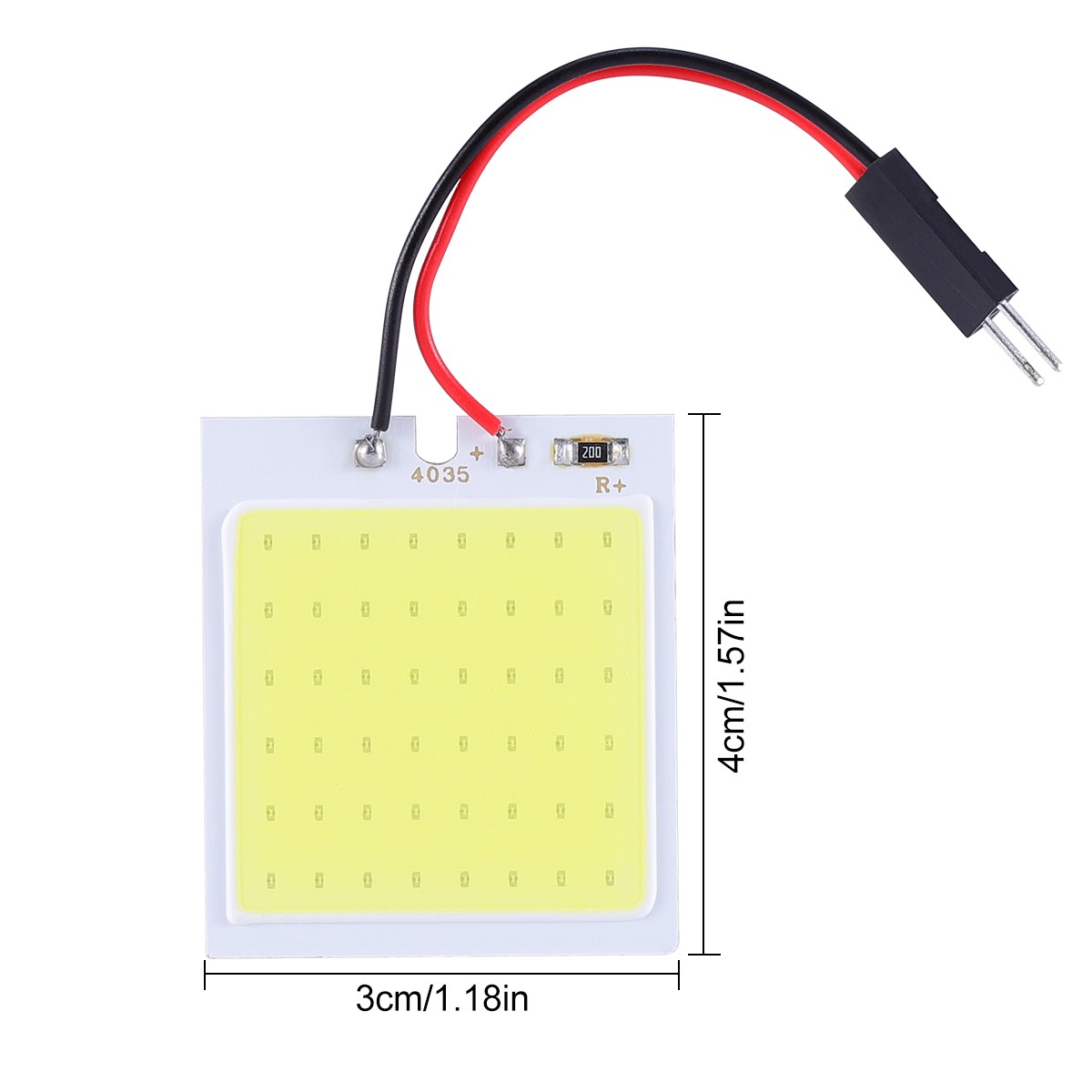 48SMD COB White Panel LED T10 Car Interior Panel Light 12V Dome Lamp Bulbs LOT