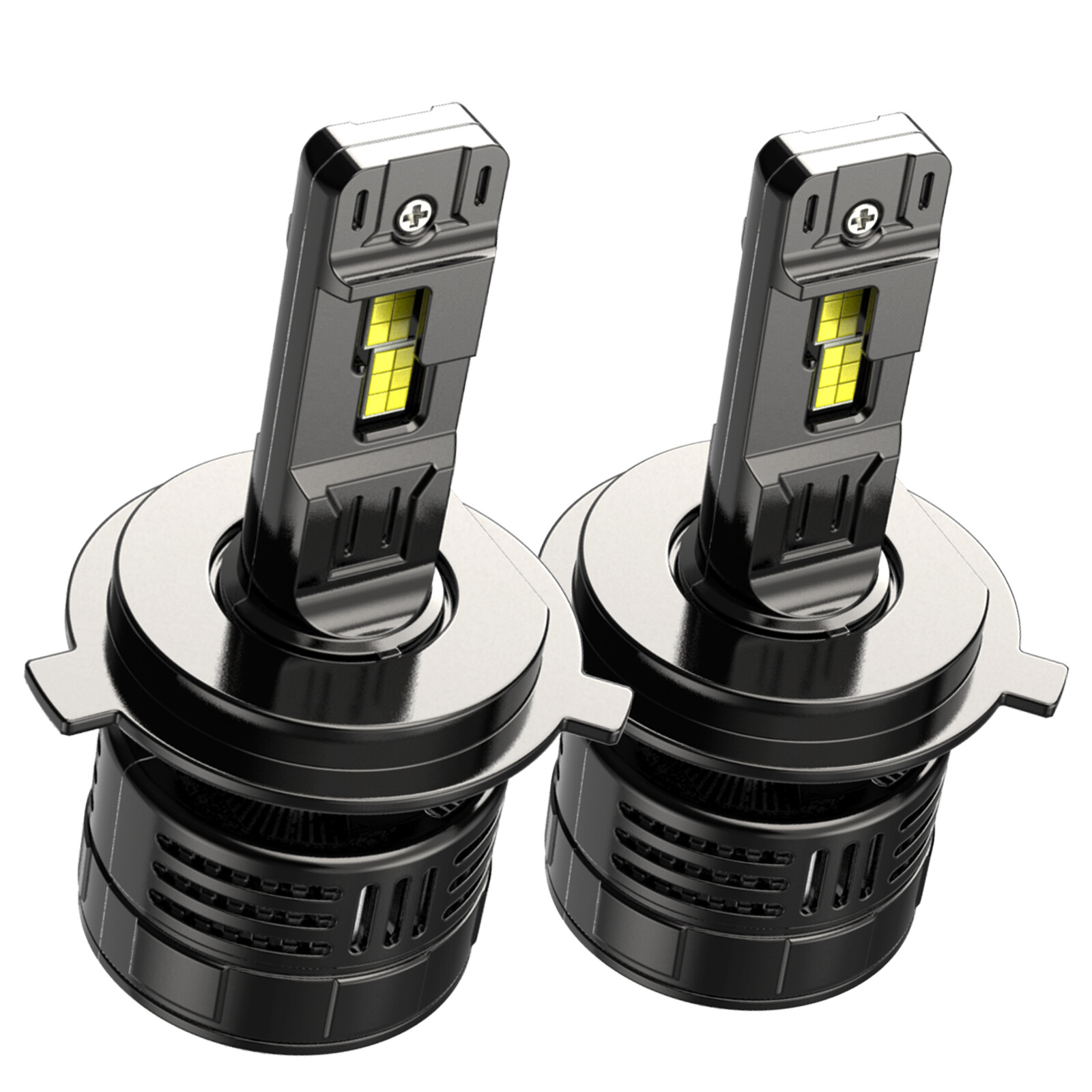 Bevinsee H4 LED Headlight Bulbs High/Low Beam Fog Light 150W 40000LM High Power