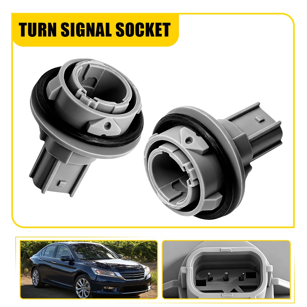 Fit Honda Accord 2013-2017 Front Left & Right Turn Signal Lamp Bulb Sockets 2-6X