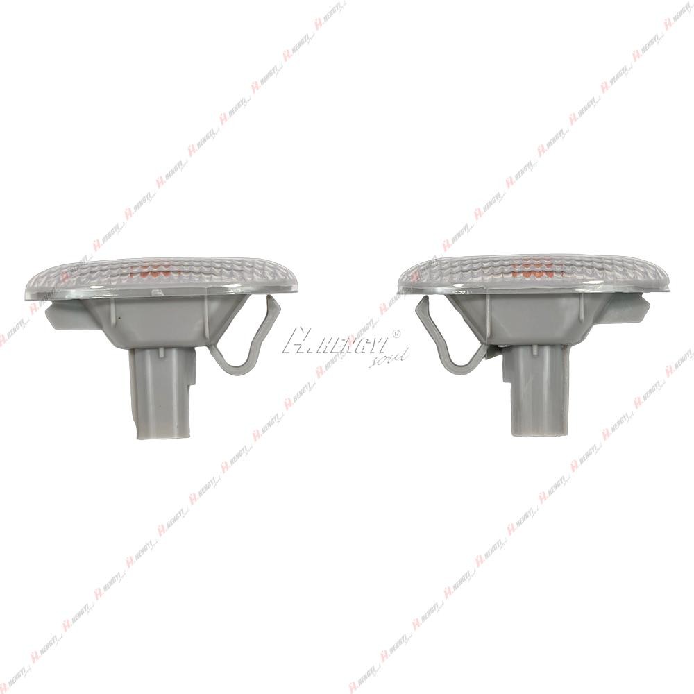 Pair Clear Front Fender Side Marker Indicator Lights For MAZDA BT-50 2006-2011