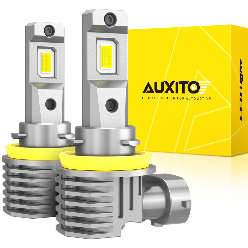 2X AUXITO H11 H8 LED Headlight Super Bright Kit White 24000LM HIGH/LOW BEAM EOA