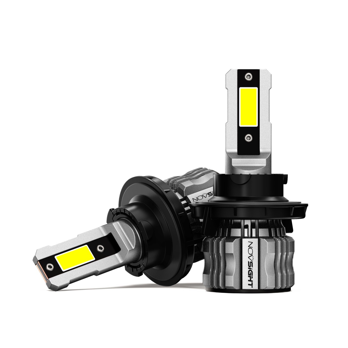 NOVSIGHT H13 LED Headlight Bulbs Kit High/Low Beam 15000LM Super Bright White