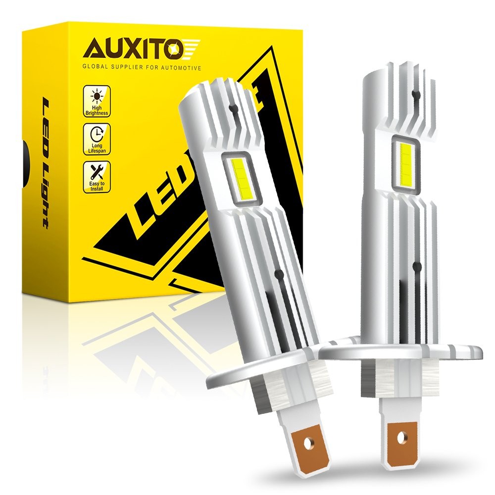 2-20PCS FREE AUXITO H1 LED ERROR Headlight Bulb High Low Kit Beam 20000LM 6500K