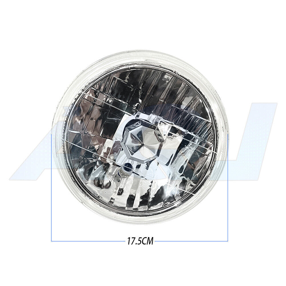2Pc 7″inch Round BLUE LED Headlight Hi-Lo Beam For Peterbilt 379 359 Truck