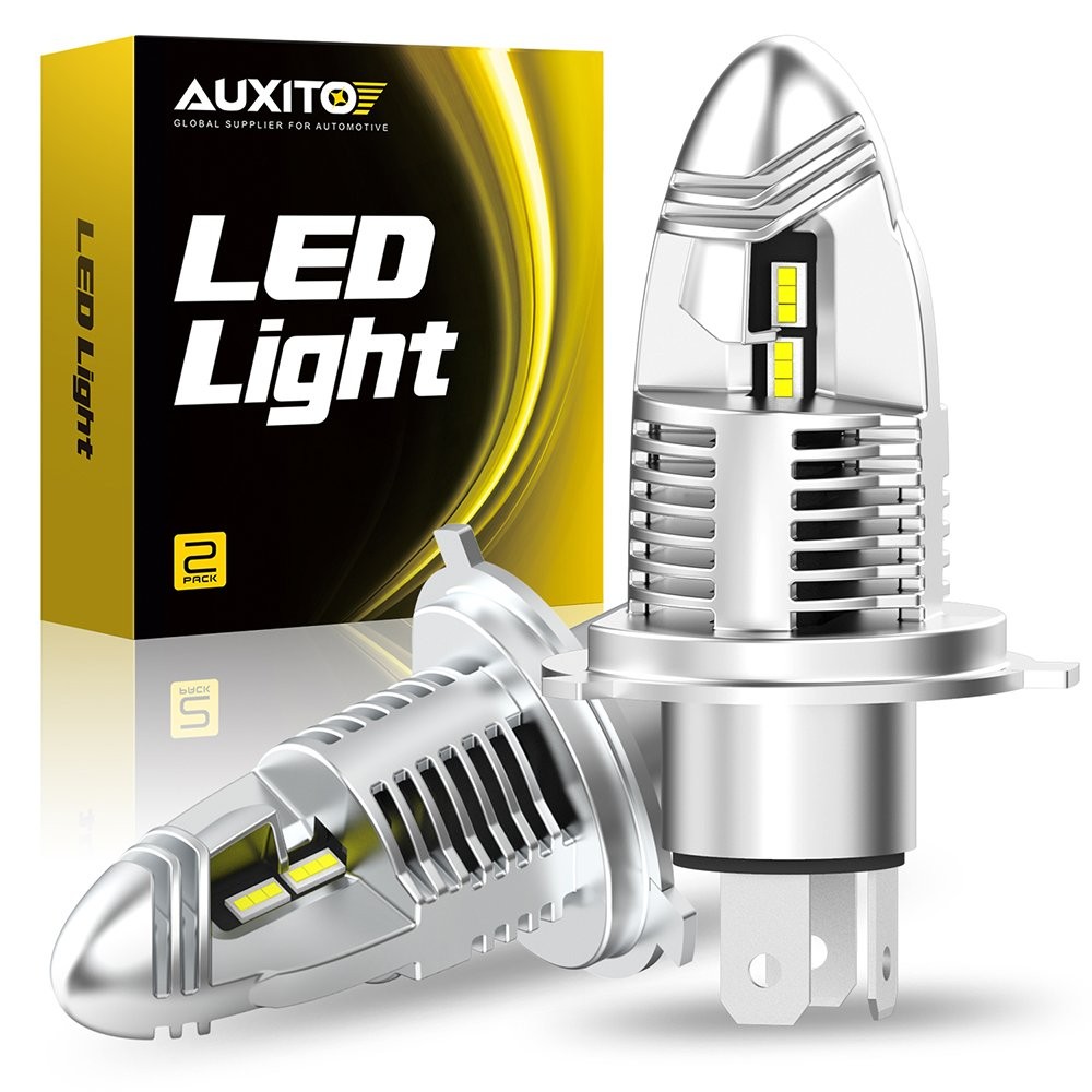 2PCS H4 9003 HB2 LED Headlight Bulbs Kit High Low Beam 6000K Super White Canbus
