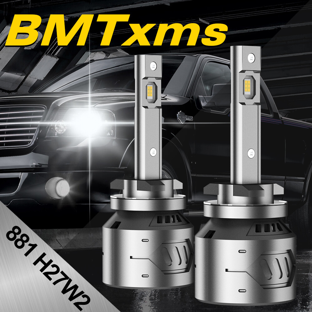 2pcs 881 899 H27W2 880 LED Fog Light Bulbs for GMC Envoy 2002-2009 White 6000K