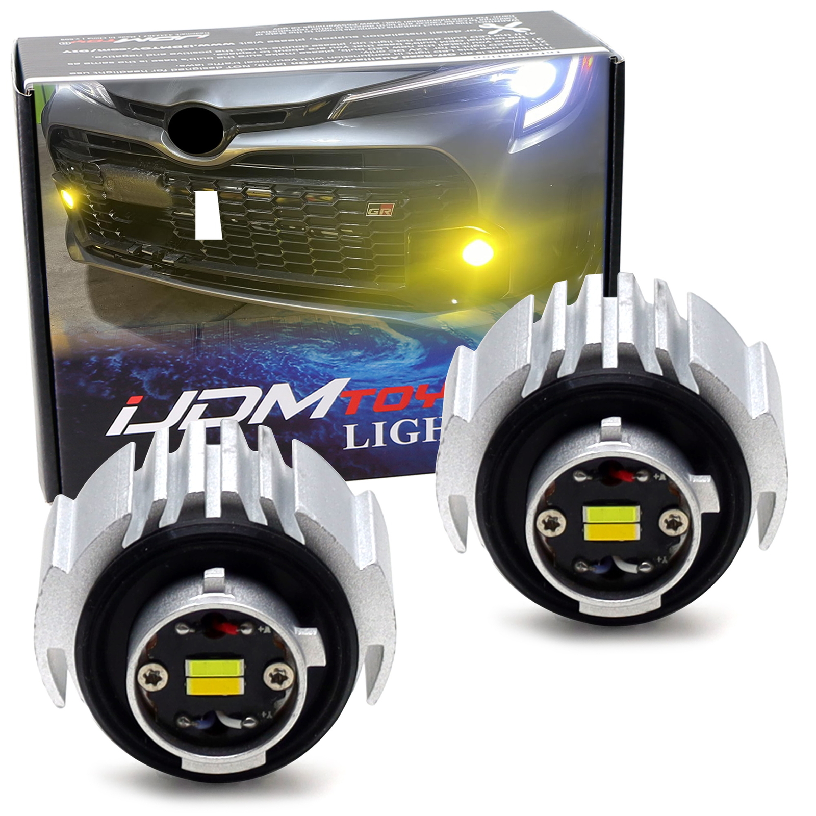 30W White/Yellow Dual-Color L1B LED Replacement Module Bulb For 19+ Toyota/Lexus
