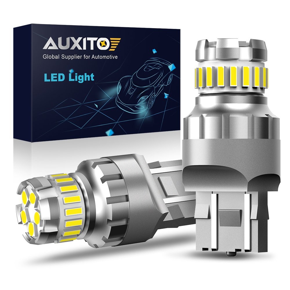 AUXITO 7443 7441 23-LED Back Up Reverse Light Parking Bulbs 6500K White Canbus