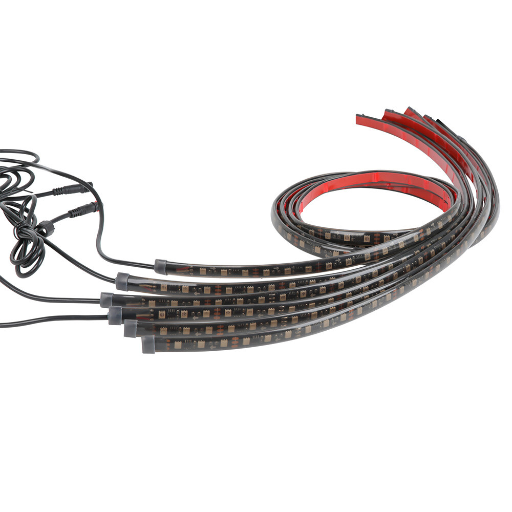 Car Underglow Strip Flowing LED RGB Neon Colorful Light For LEXUS IS250 IS300