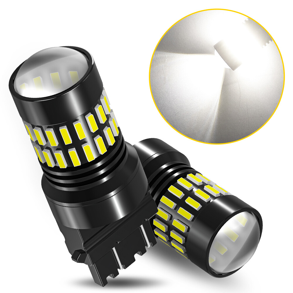 AUXITO 3157 3156 LED Reverse Backup Light Bulbs 6000K White 2400LM Super Bright
