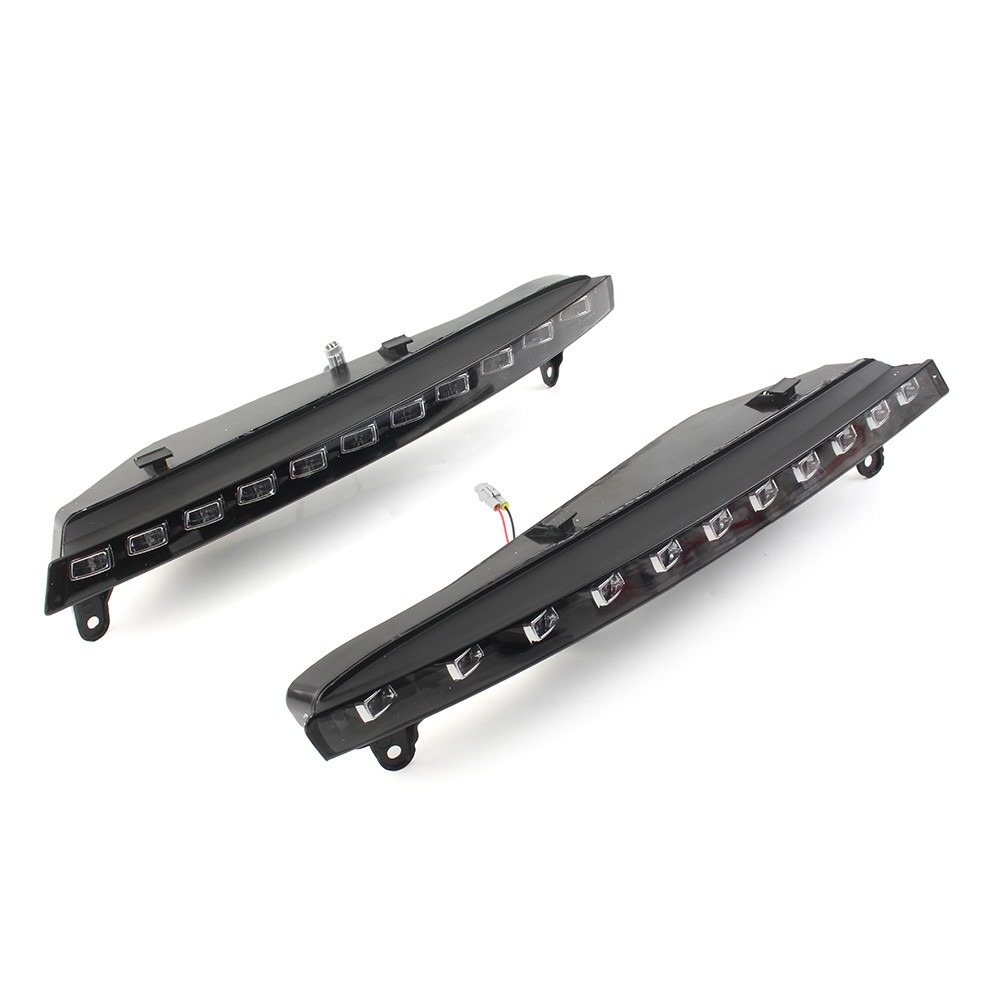 Pair For Audi Q7 2006-09 07 LED Daytime Running Light DRL Turn Signals Fog Lamps