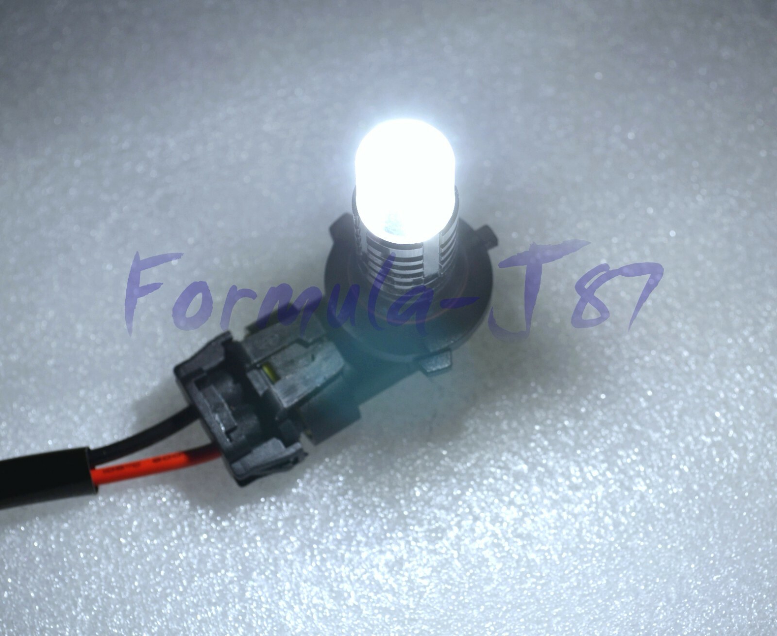 LED 20W H12 9055 White 6000K Two Bulbs Fog Light Replacement Plug Play Upgrade