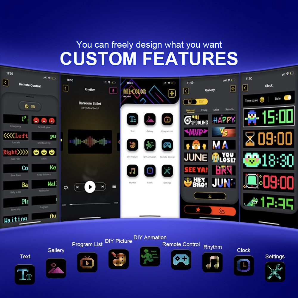 Colorful Devil Eye Lamp Soft Screen for Car Windows Led Eyes for Car Window DIY