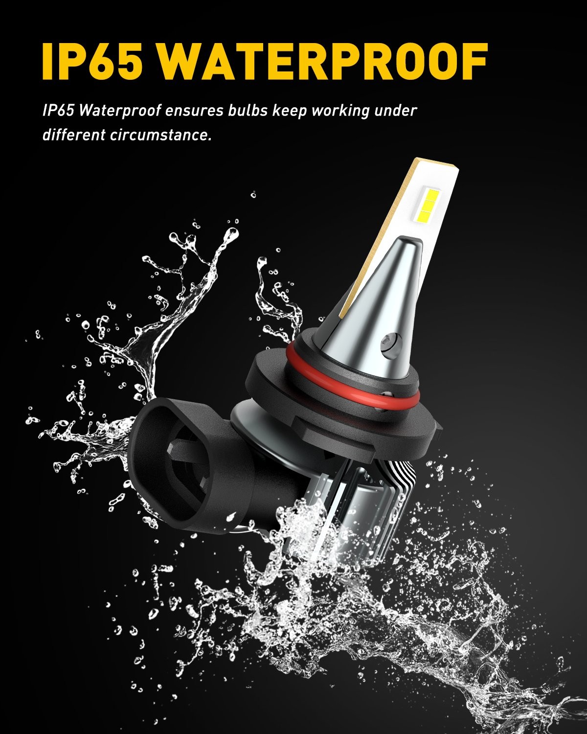 H10 9140 9145 100W CANBUS LED Light Fog Conversion Bulb Driving Lamp 6500K White