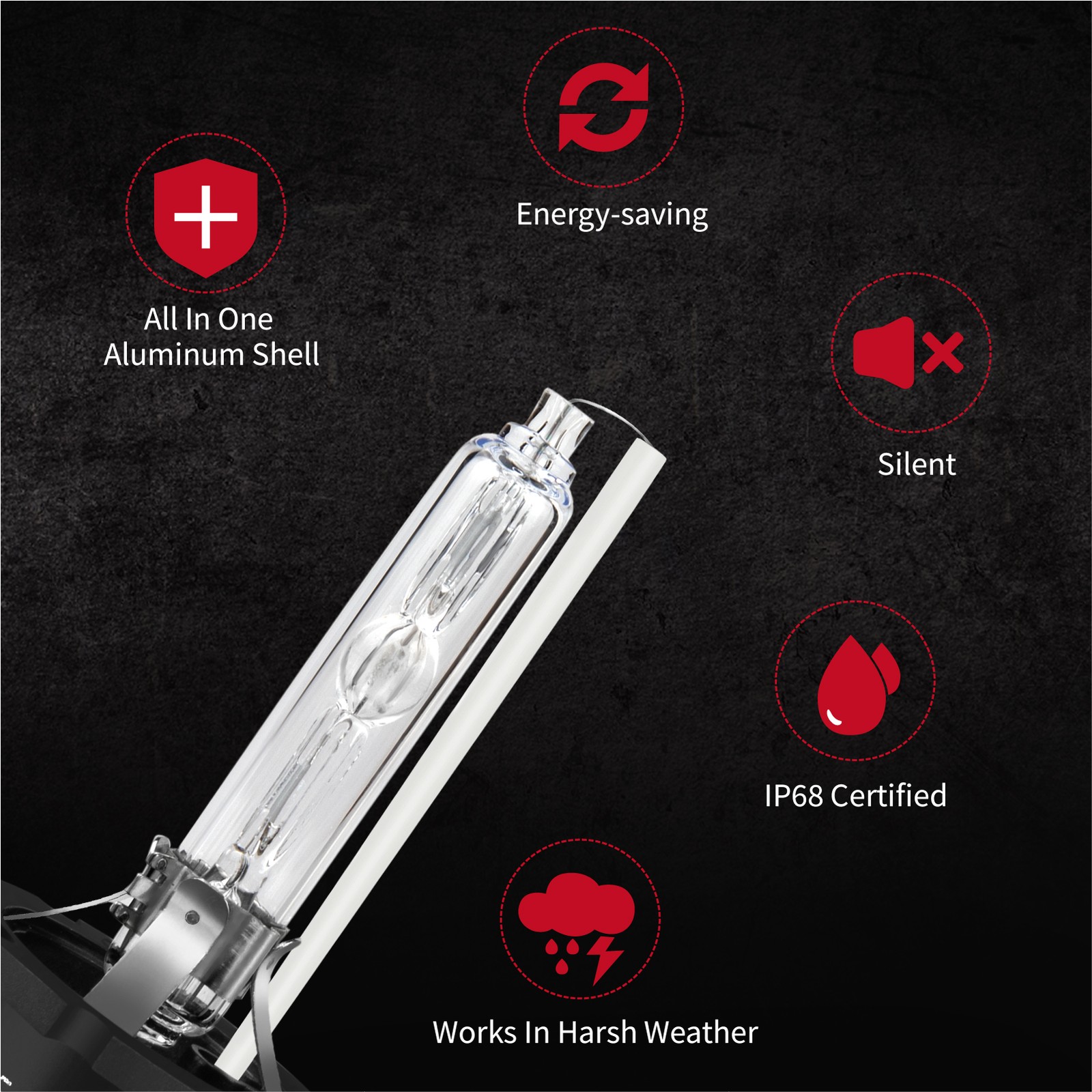 D2S For INFINITI EX35 2008-2012 HID Headlight Bulb Replace HID Xenon Super White