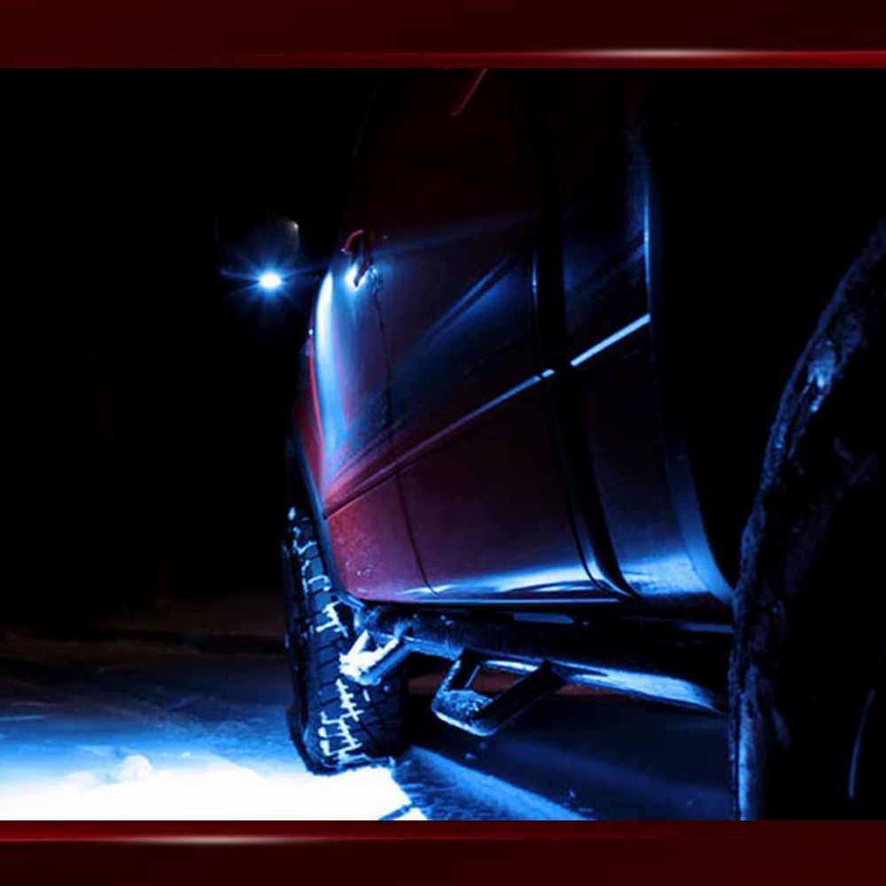 LED Side Rear View Mirror Puddle Lights For Ford F150 Explorer Edge Taurus 1-10X