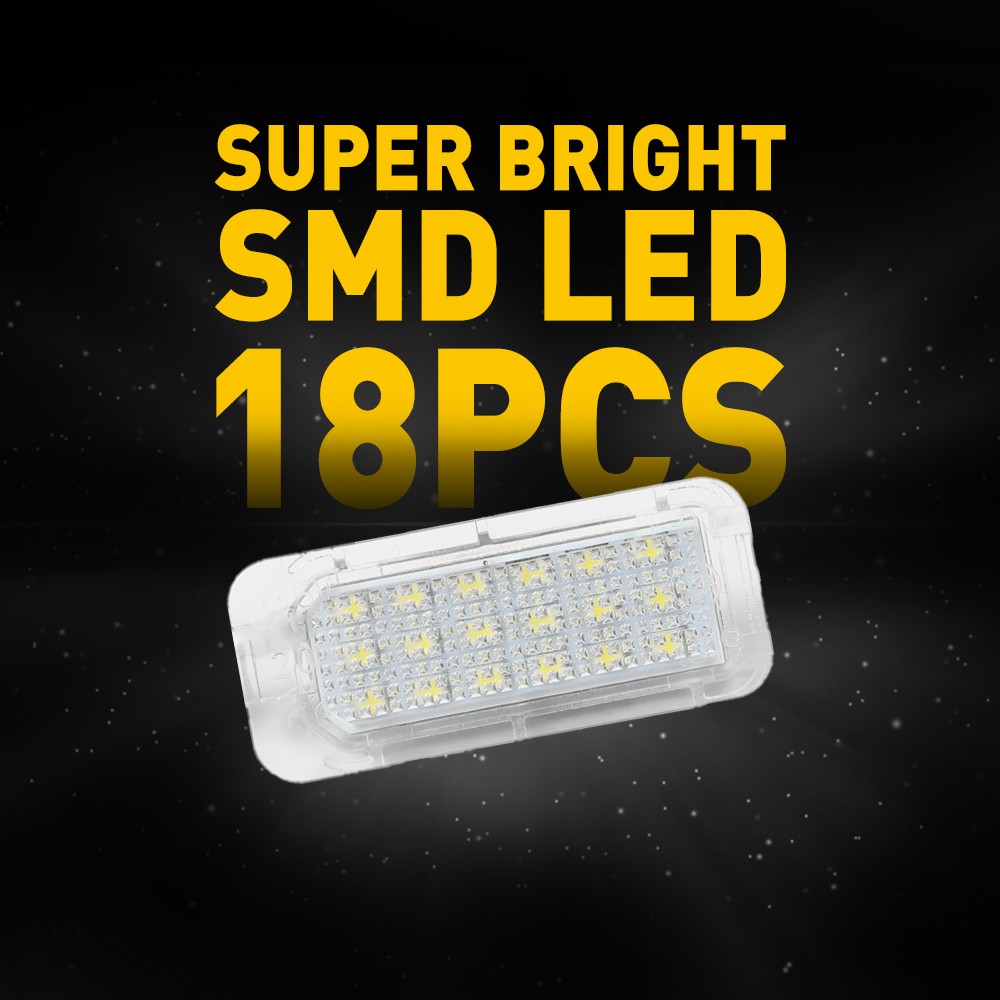 2x LED License Plate Light 6000K White For 2013-19 Ford Escape Explorer Fiesta V