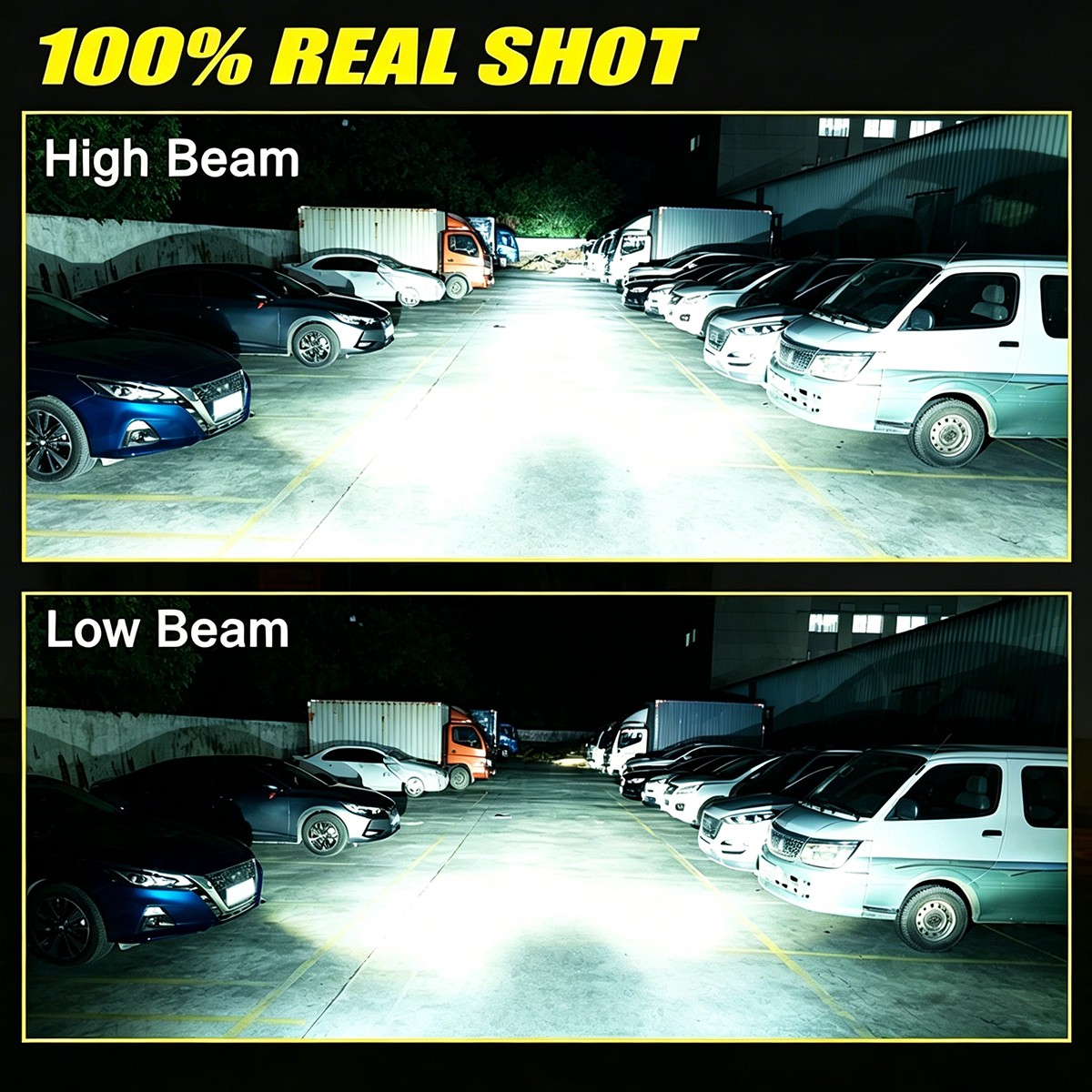 VLAND 9005 & 9006 LED Headlight Kit Bulbs High Low Beam White 6800LM 5500K 55W