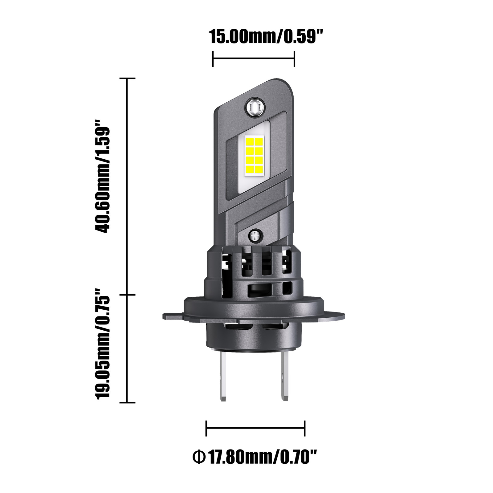 For Subaru Outback 2010-2014 AUXBEAM 1:1 LED Headlight High Low Fog Combo 6500K