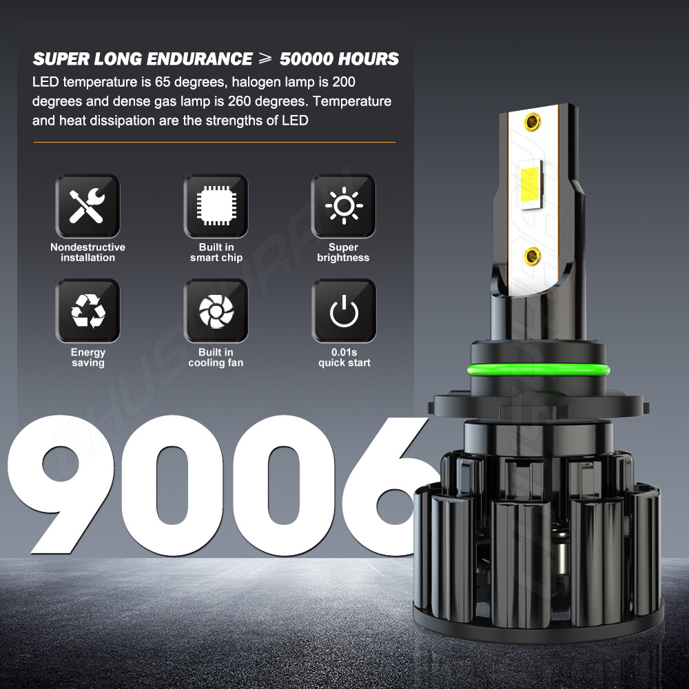 6000K LED Headlight Bulbs High&Low Lights For Honda Civic Sedan 4-Door 2004-2015