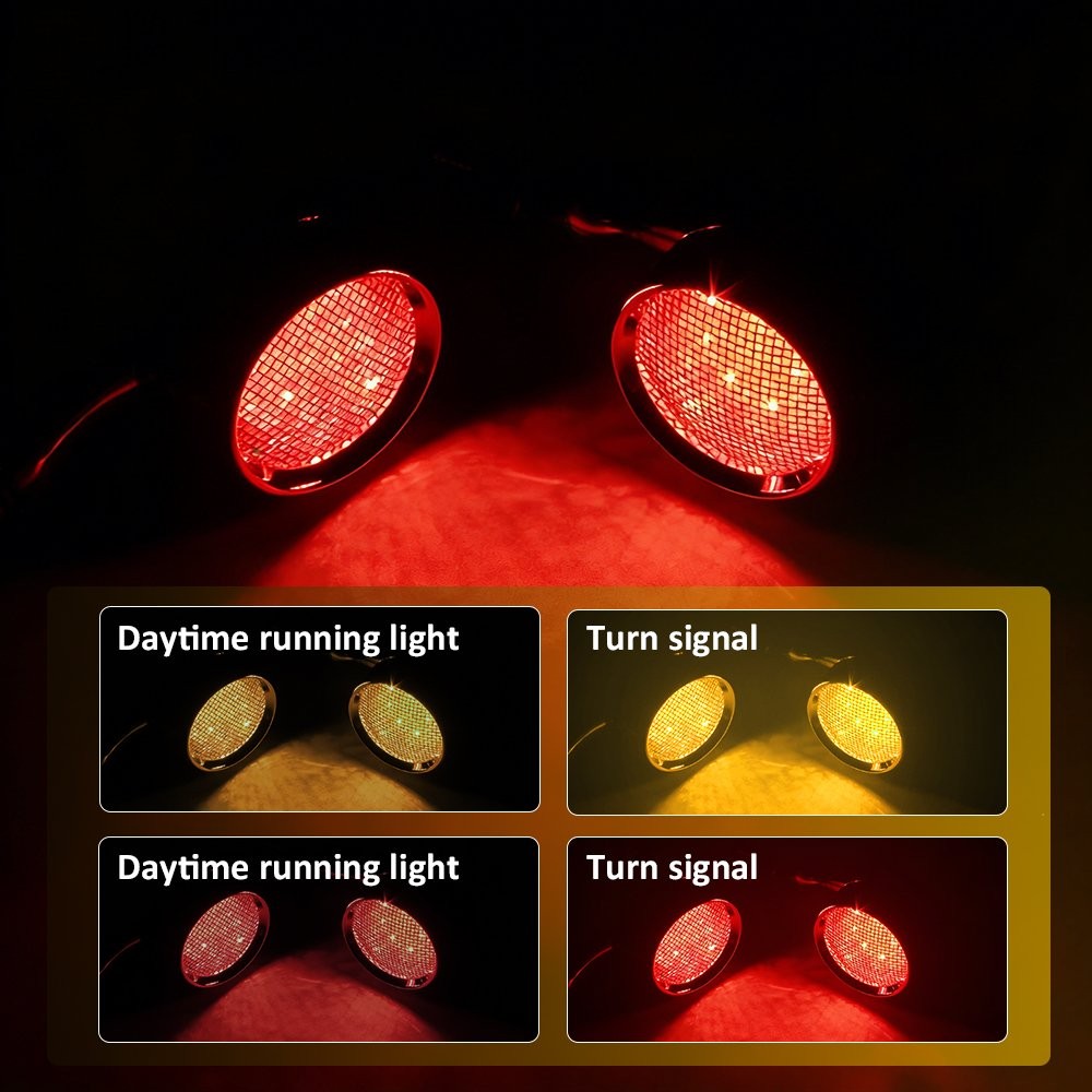 Motorcycle LED Turn Signal Blinker Lights For Yamaha Suzuki Honda Kawasaki 4-12X