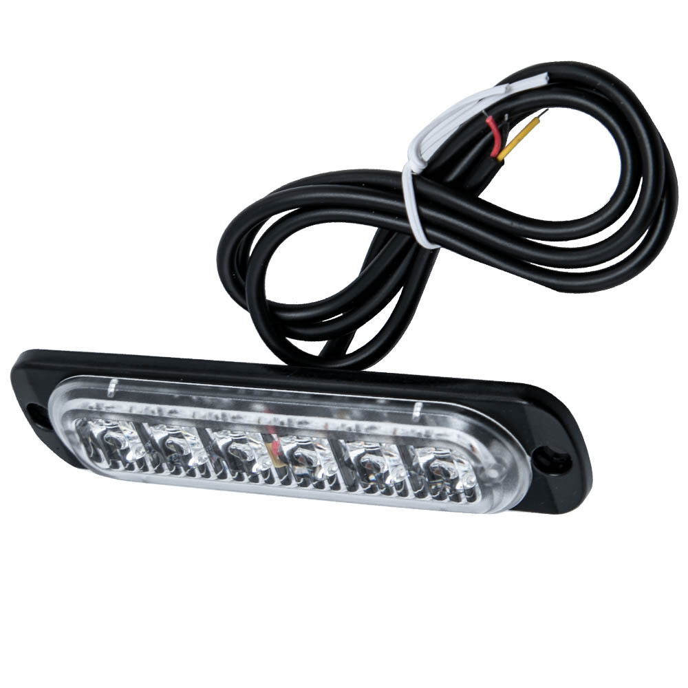 Yellow / White 10 LED Lights For Off road 4300k Diecast Aluminum Housing 18W