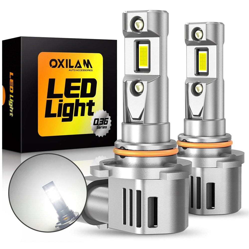 OXILAM 9005 LED Bulbs High Low Beam 20000LM 100W 6500K White Extremely Bright