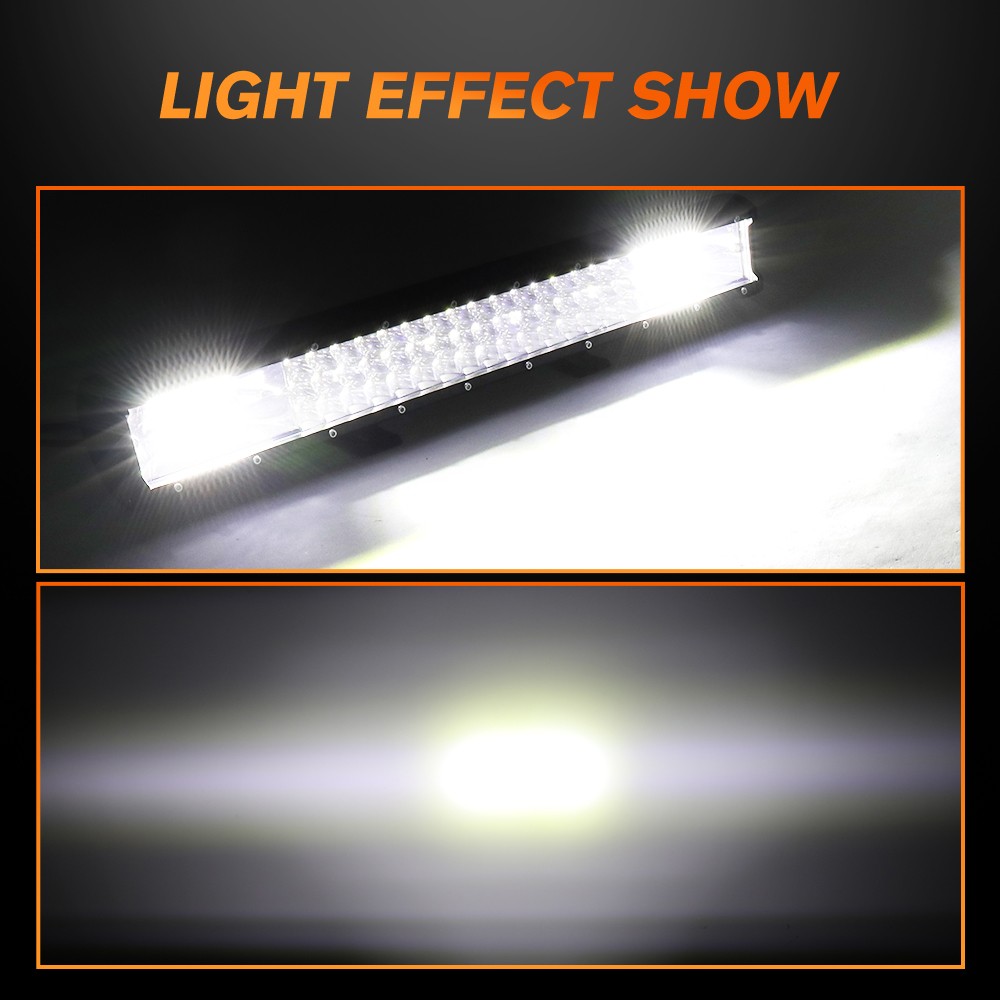 20″ Inch LED Light Bar Spot Flood Combo Work Driving Off Road SUV ATV Truck UTV