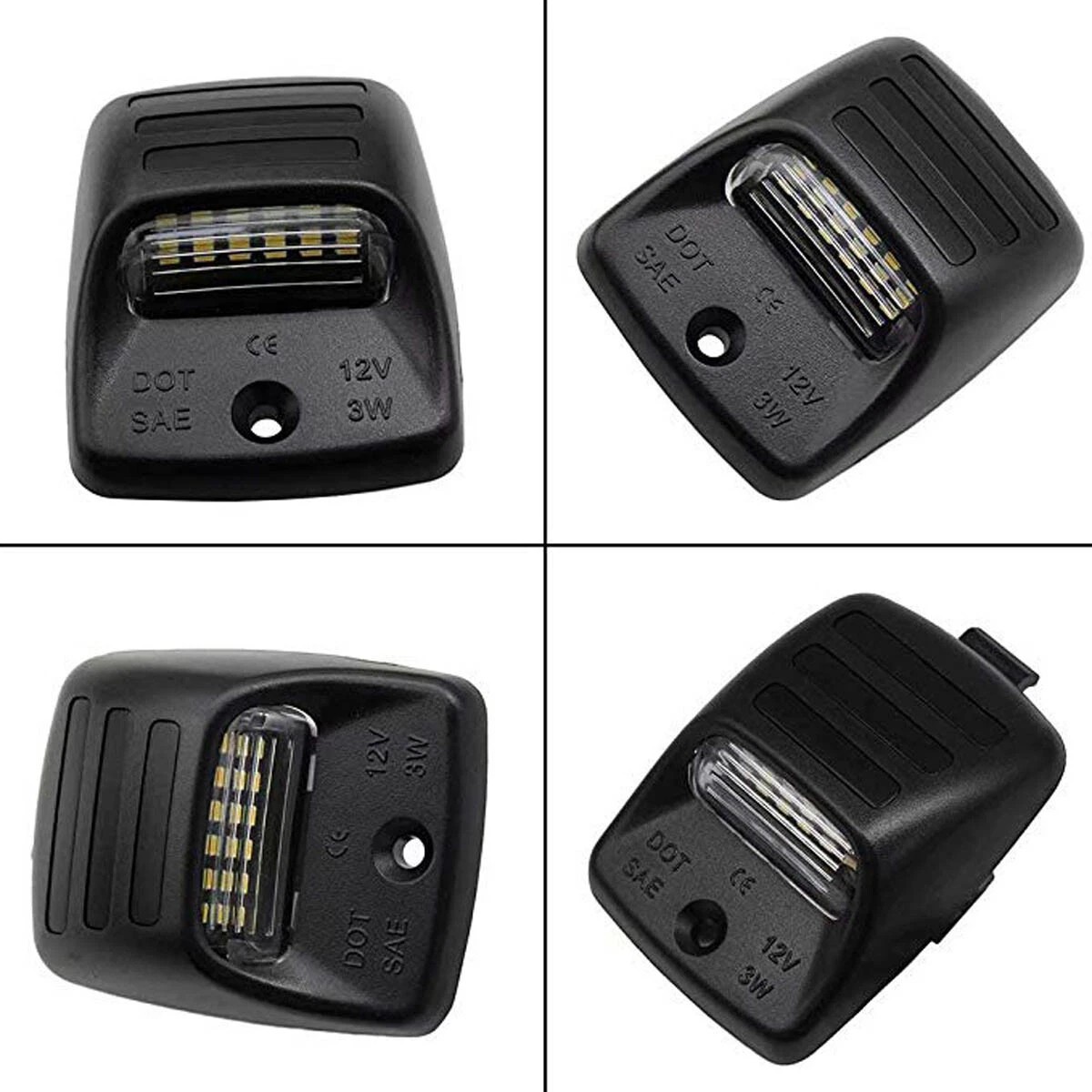 Car LED License Plate Lights Tag Lamp For Toyota Tundra 2000-2013 Tacoma 2006-15