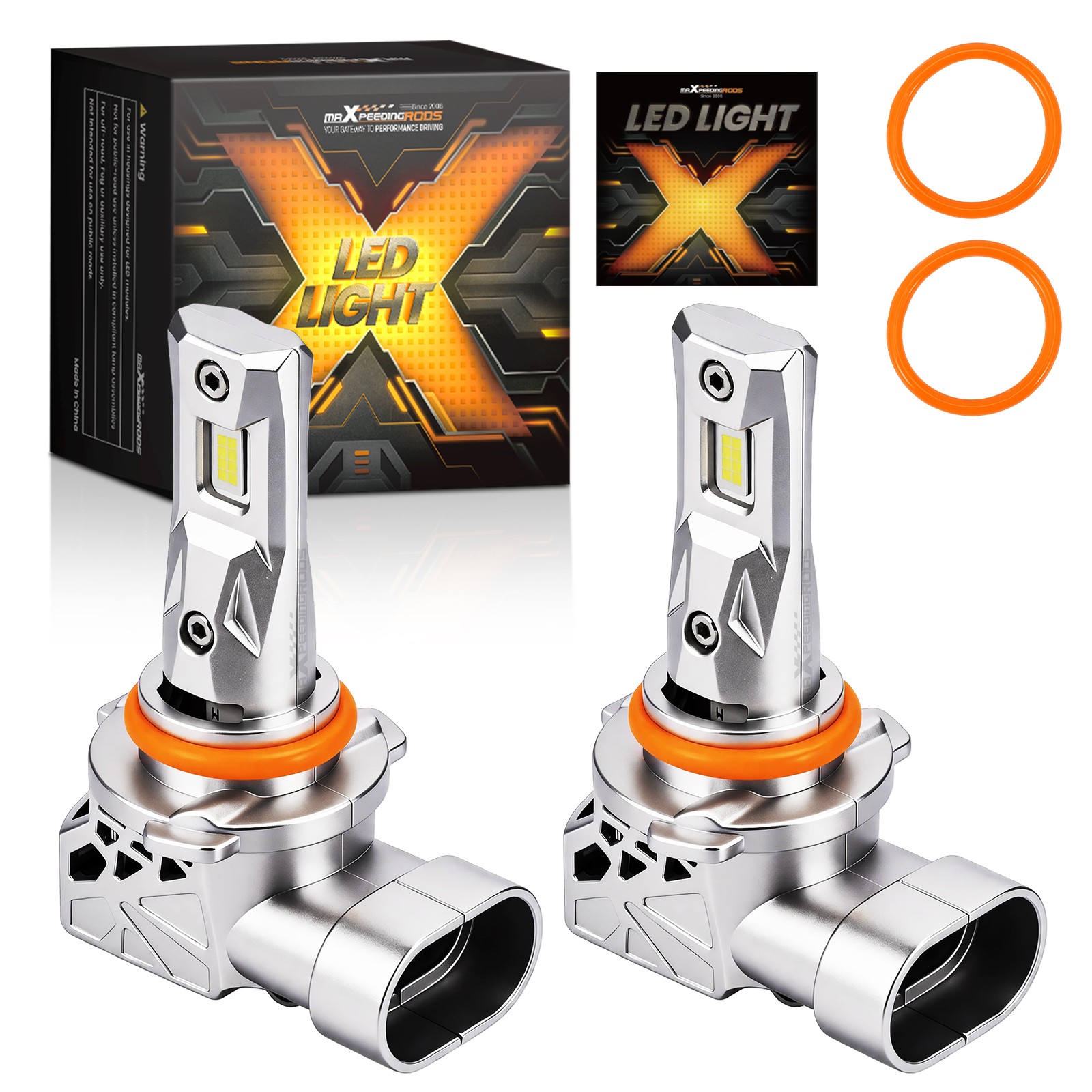 80000LM 9006 LED Headlight Bulb Low Beam Kit White Bright 6500K 35W 2pcs