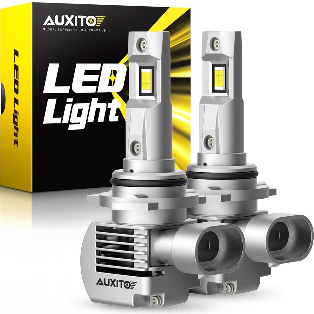 9012 HIR2 LED Headlight Bulbs 6500K Bright White 1:1 Size High Brightness