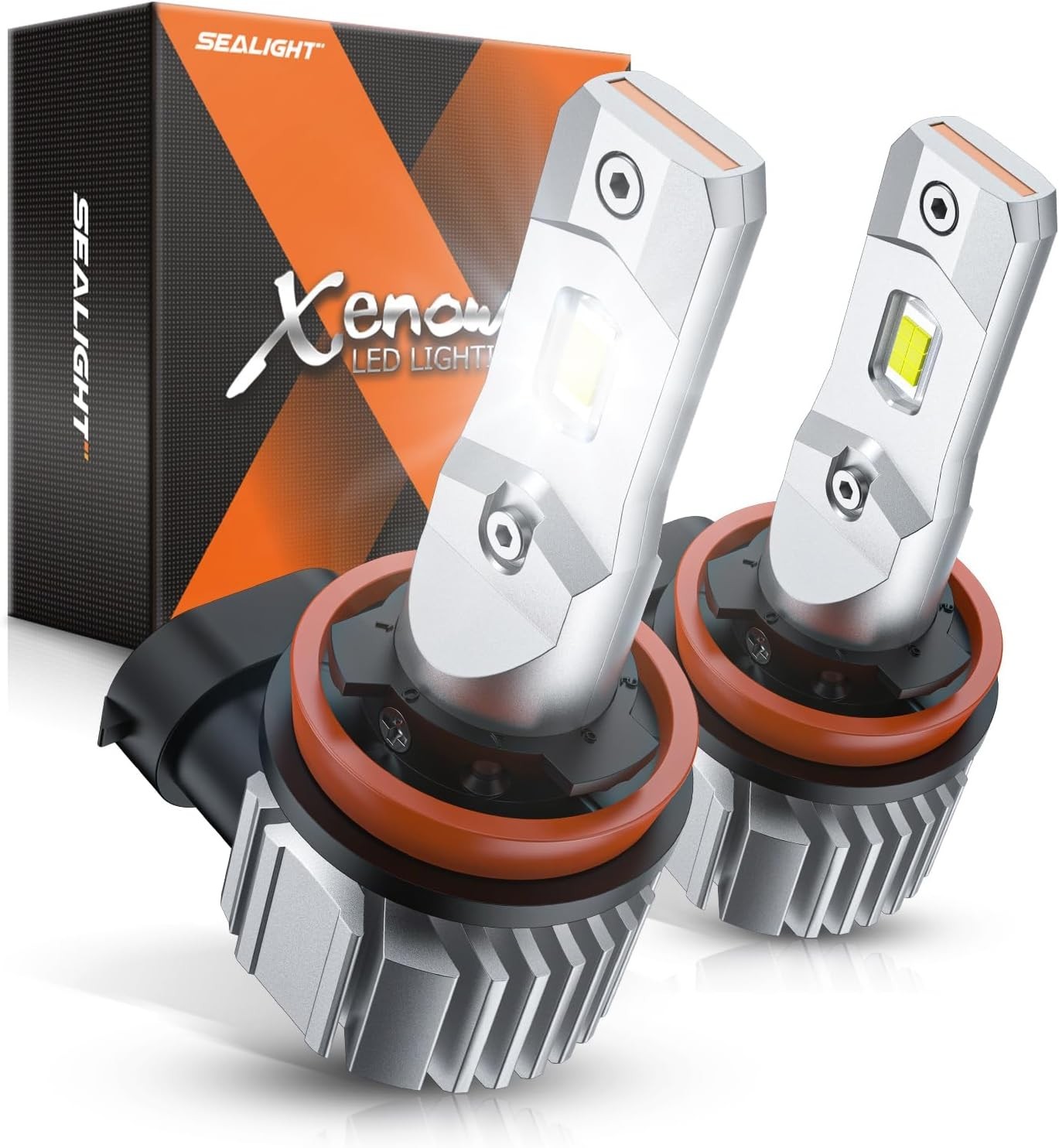 18000LUM H8/H11/H16 LED Fog Lights – Adjustable 360° + Waterproof, 60000HRS Life