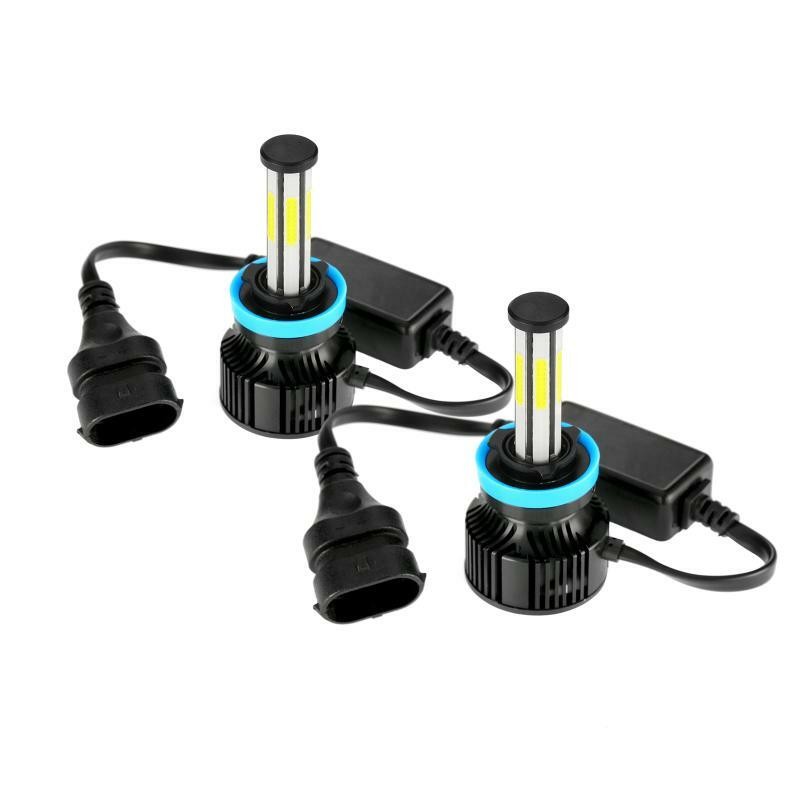 6 Sides H11 LED Headlight Kit Low Beam Bulbs Super Bright 420000LM 6000K White