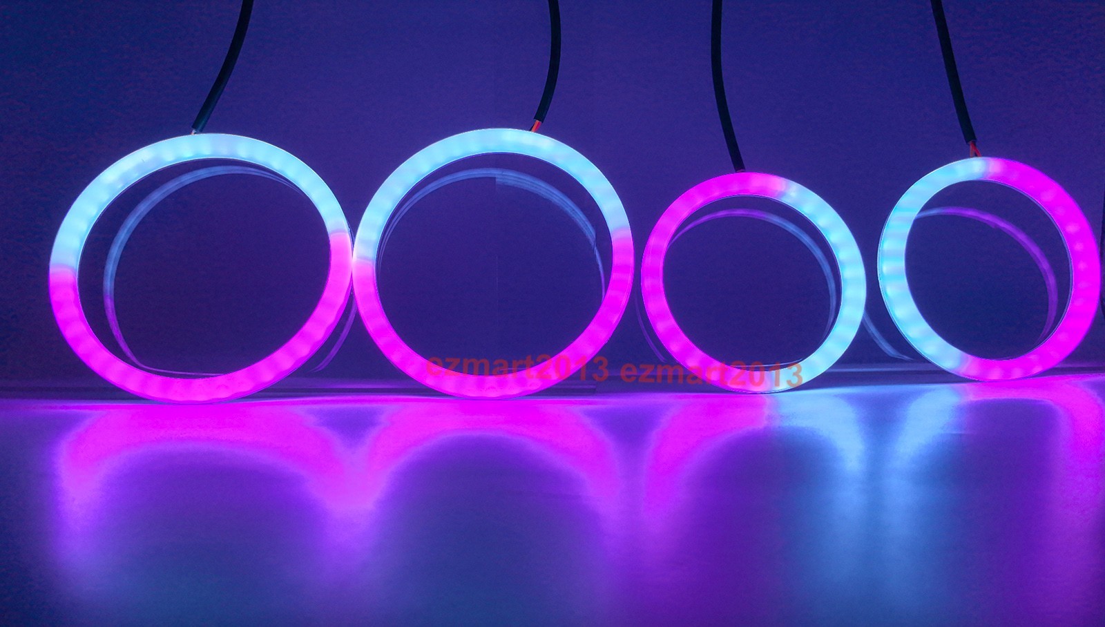 Dream color Flow series Chasing SRGB halor with Turn Signal Flash DRL Blue tooth