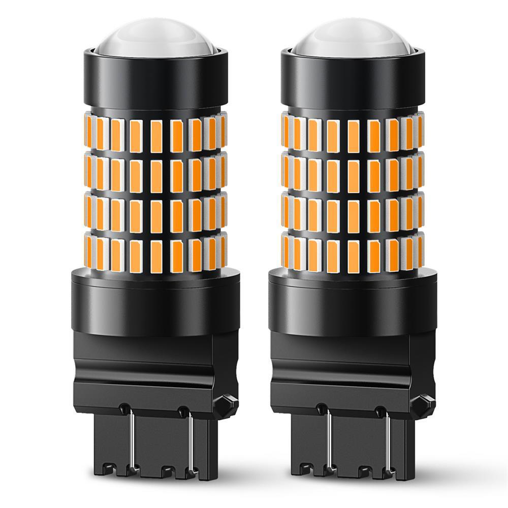 AUXITO 3157 4157 48W LED Front Turn Signal Blinker Corner Light Bulb Amber 3000K