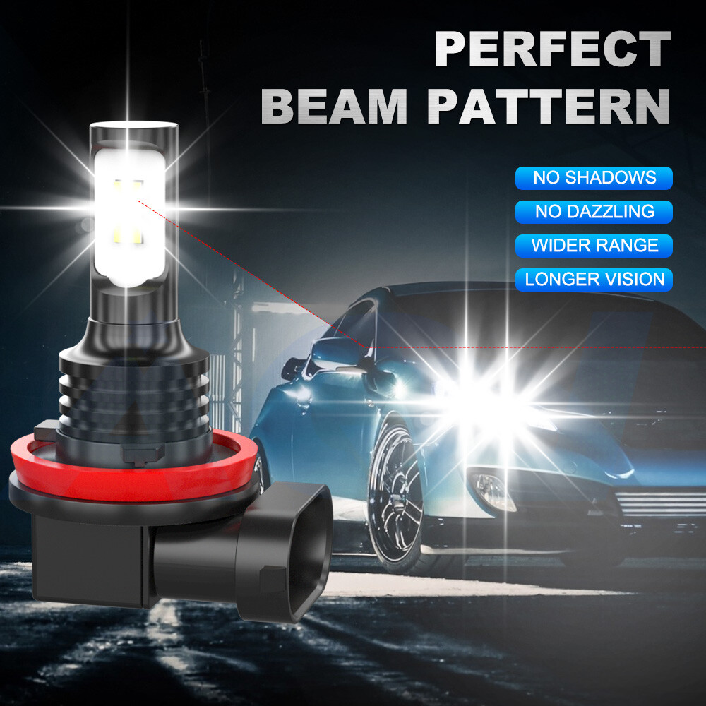 4X 9007 H11 LED Headlight Bulb For Mitsubishi Endeavor 2006-11 High Low Fog Beam