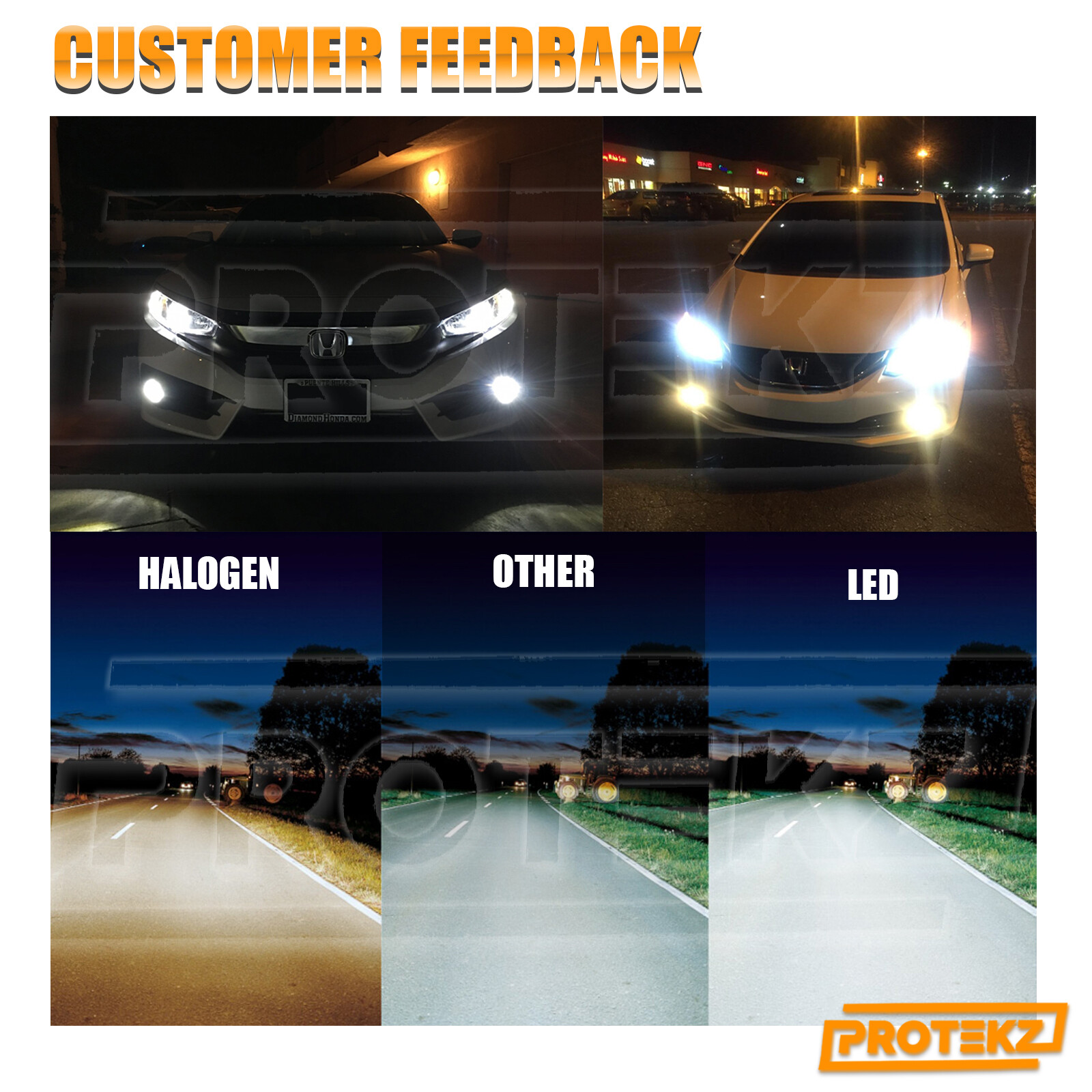 H1 LED Headlight Bulbs Kit CREE 6000K for Subaru Impreza 2004-2005 Low Beam